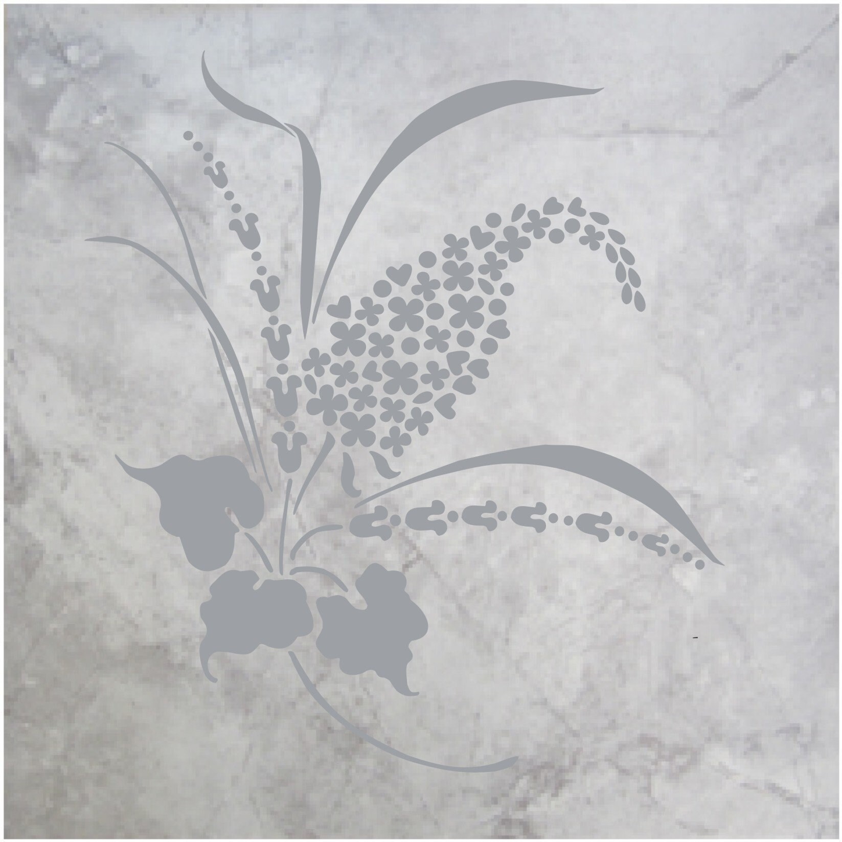 Lilac Love Wall Stencil Furniture Stencil Floor Stencil - Etsy