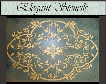 Plaster Stencil Margaux Medallion Wall Stencil, Painting Stencil, Furniture Stencil, Floor Stencil