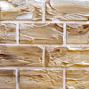 Plaster Standard Brick Stencil Wall Stencil, Painting Stencil, Realistic Bricks, Easy