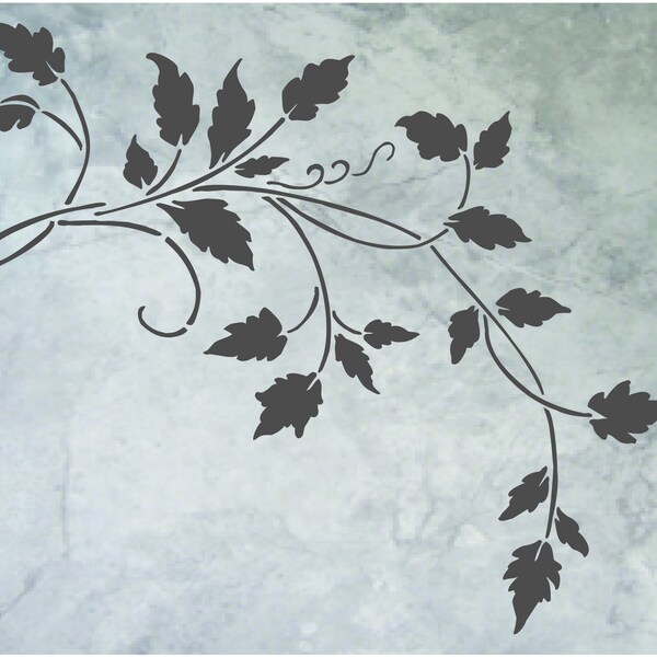 Vine Stencil Etsy
