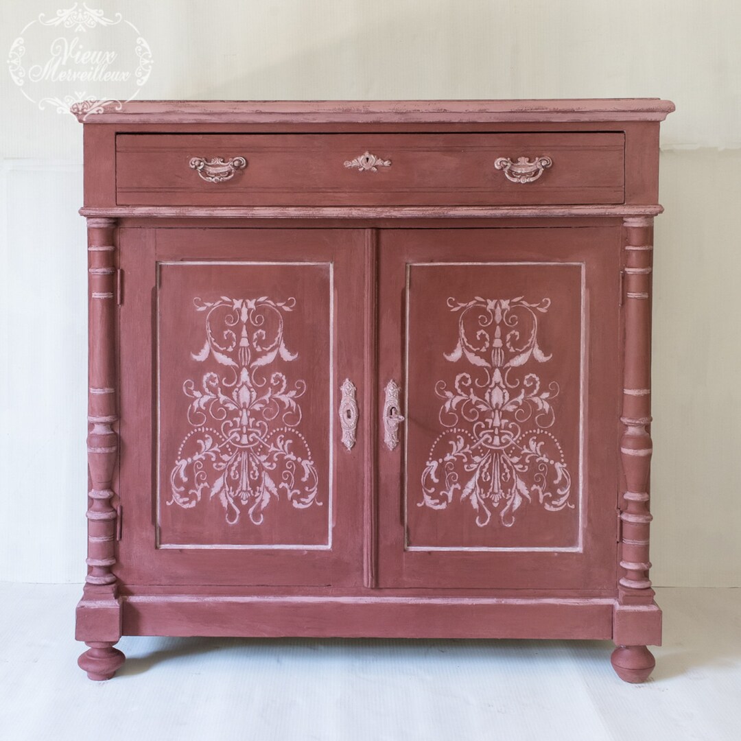 Stencil, Wall Stencil, Plaster Stencil Romantique Wall Stencil, French ...
