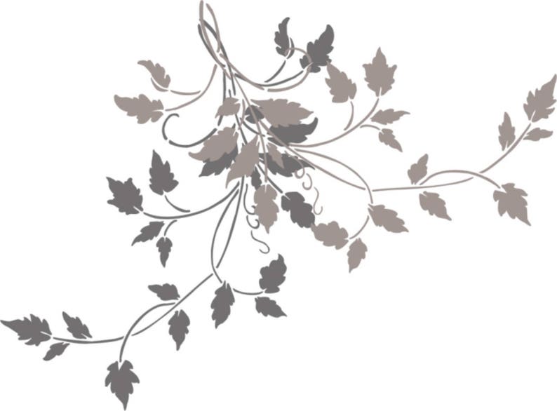 Freestyle Vine Stencil Painting Stencil Furniture Stencil Etsy New