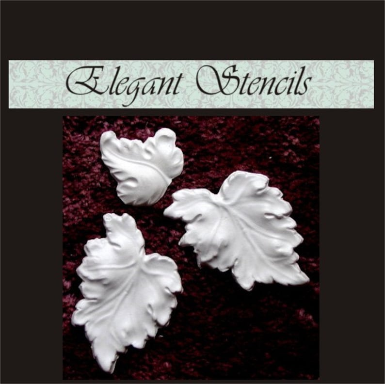 Grape Leaves Plaster Mold Craft Mold Concrete Mold Cement Etsy