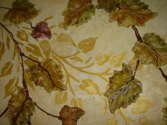 Grape Leaves Plaster Mold Craft Mold Concrete Mold Cement Mold Push Mold Clay Mold