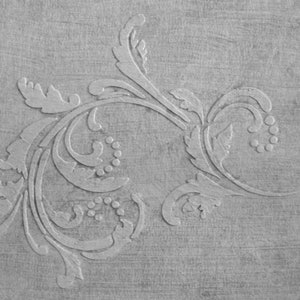 Plaster Stencil Smithtown Acanthus Furniture Stencil