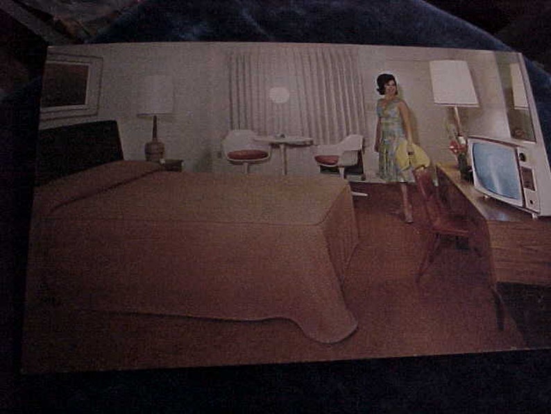 Vintage Original Mid Century Post Card Eames Era Furniture Pod Etsy
