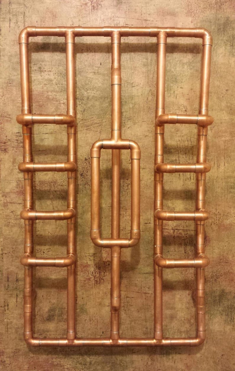 Handcrafted Rustic Farmhouse Wall Mounted Decor ( Copper Art Piece) - Etsy