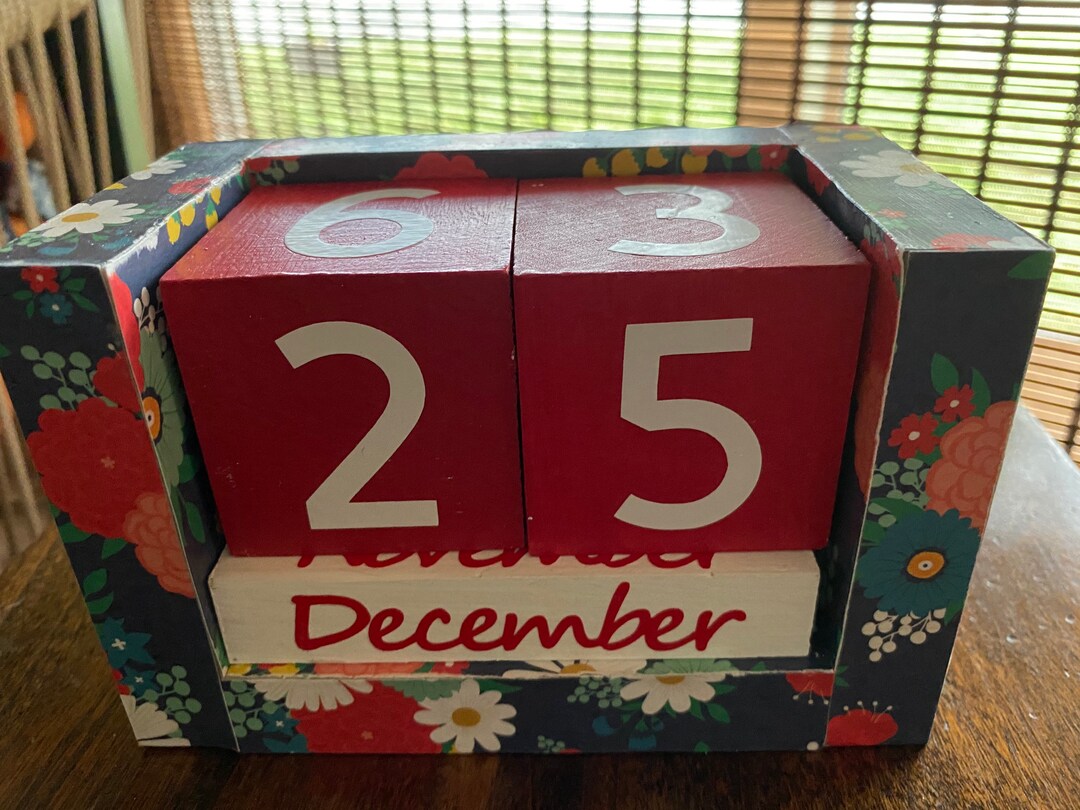 5x7 Wood Block Calendar Cvs