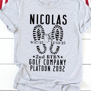 Personalized Proud Military Family Shirts: Boot Camp Graduation, Veteran Gift