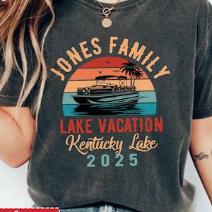Personalized Family Lake Trip Shirts, Lake Camping Shirt, Lake House Gift, Summer Vacation Shirt, Lake Life Family Matching shirt