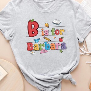 Personalized Back To School Kid Shirt With Name, Back To School Kids Shirts, First Day Of School Kids Toddler, First day of School Gift
