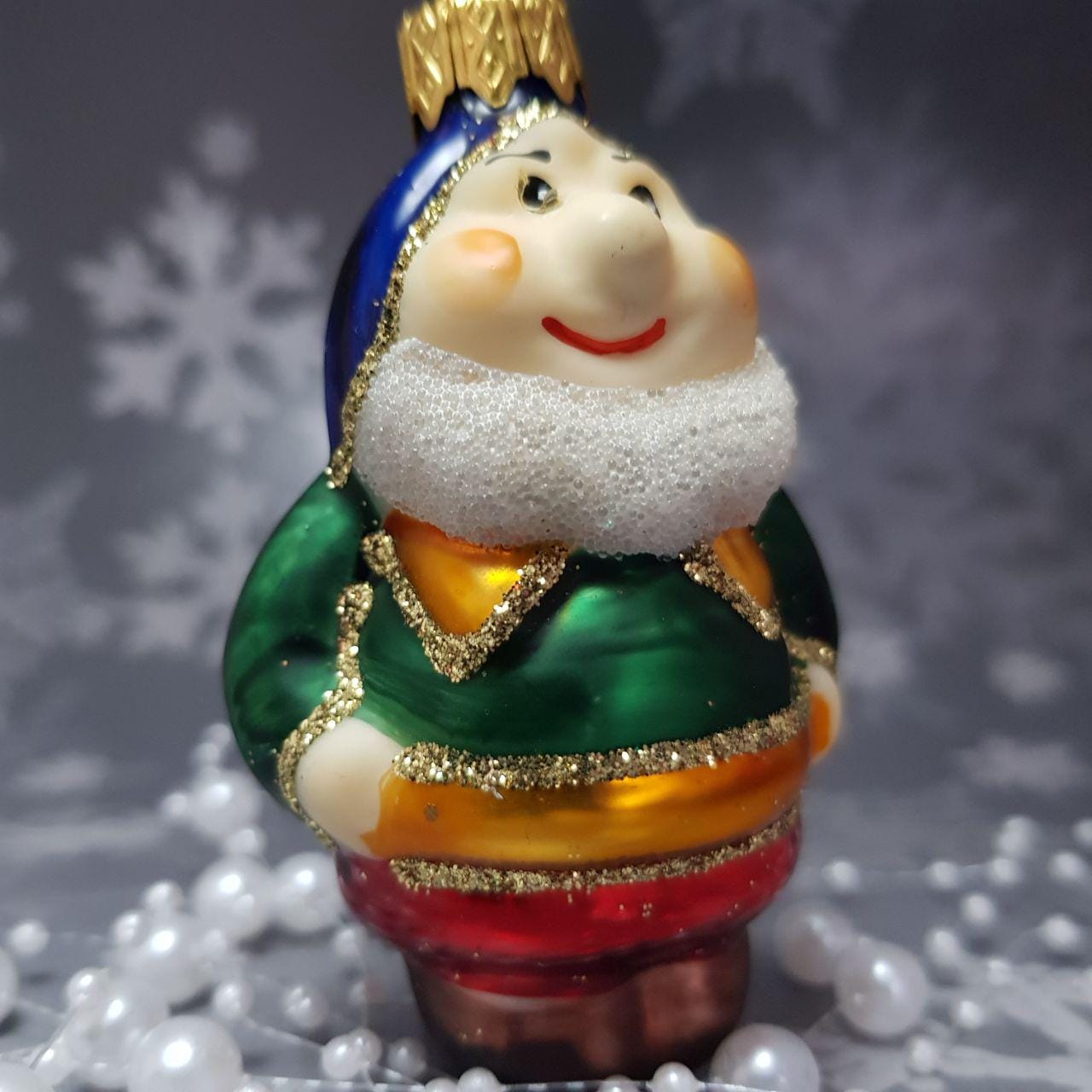Hallmark Ornamento Natalizio Fungo Sorridente Con Viso - Decorazione Albero Di Natale A Tema Naturale, Resina, 5x8 Cm - 2