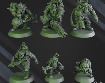 Blak Orks Mob by dakkadakka
