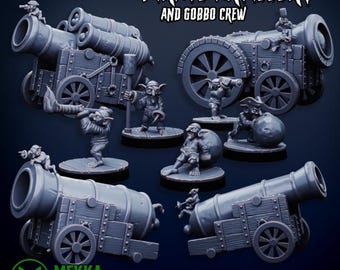 Pirate Artillery by Mekka Miniatures