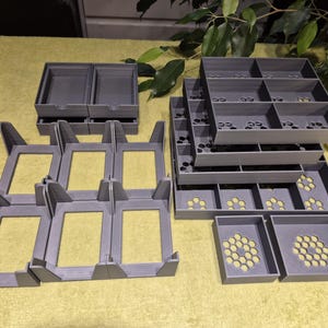 Ark Nova and Marine Worlds Insert Organizer  Board Game Accessories - Board Game Insert