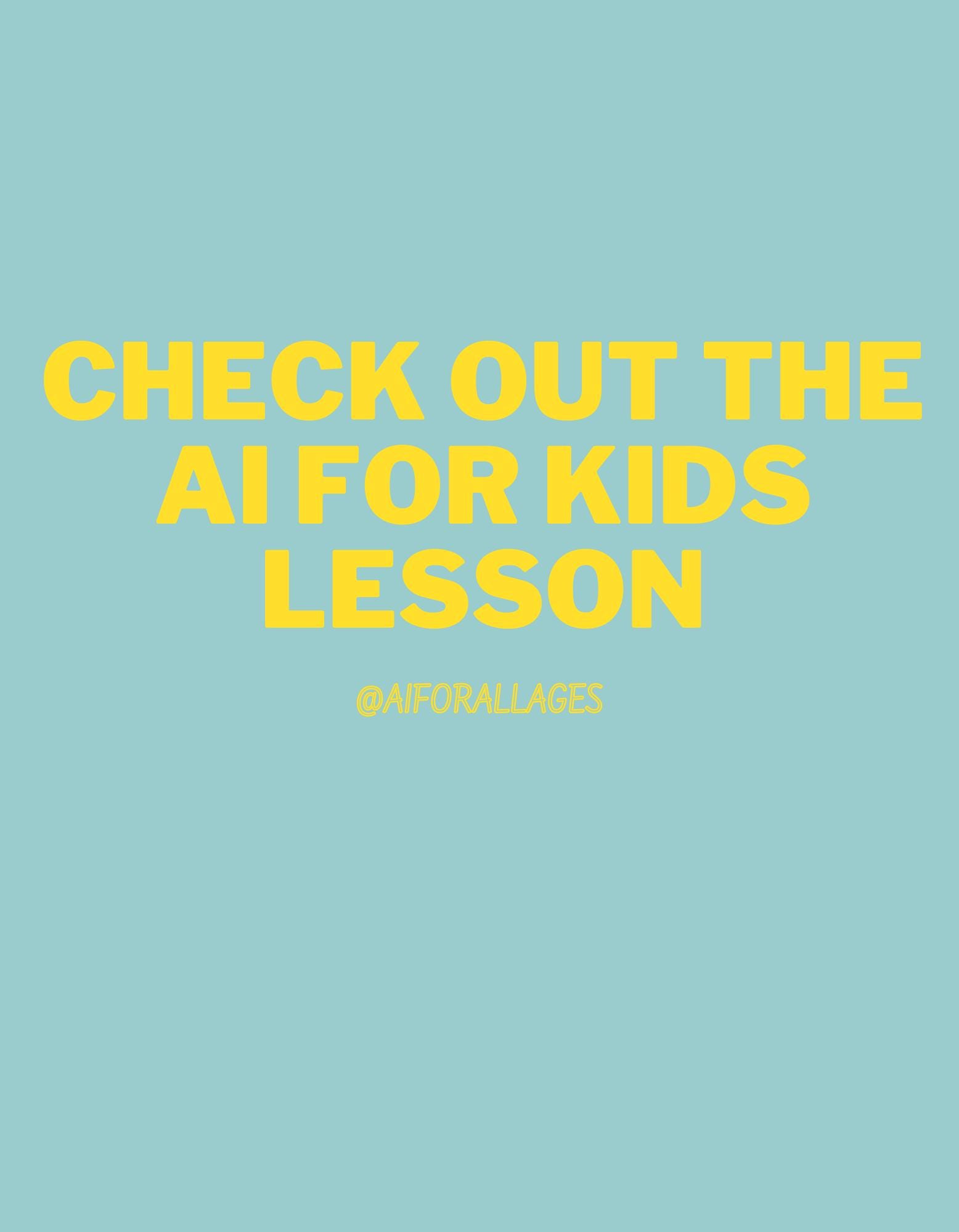 Kids AI Lesson Worksheet for Elementary Students- Fun & Engaging ...