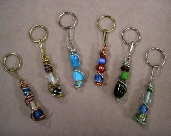 Beaded Key Chain or Zipper Pull