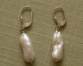 Freshwater Stick Pearl Earrings