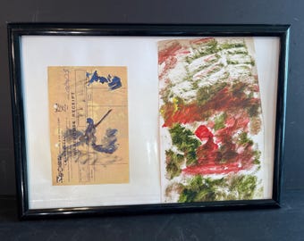 Zwei Purvis Young, kostenloser Versand, Boot Gemälde, COA, Mitte des Jahrhunderts modern. gerahmt, datiert 26.10.79