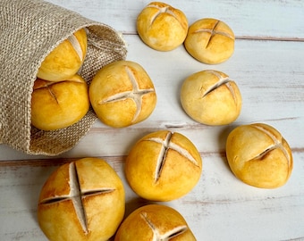 Brötchen aus Salzteig für Kinderküche und Kaufmannsladen