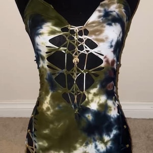 MTO Moss Magic Slit Weave Romper, Handmade Rave Outfit, Festival Outfit, EDM Dance Wear, Desert Festival Outfit