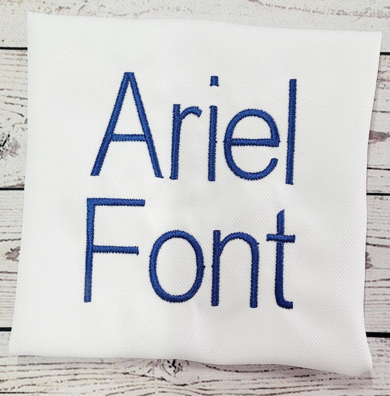 Ariel Embroidery Font: Native BX Font (digital Download) - Etsy