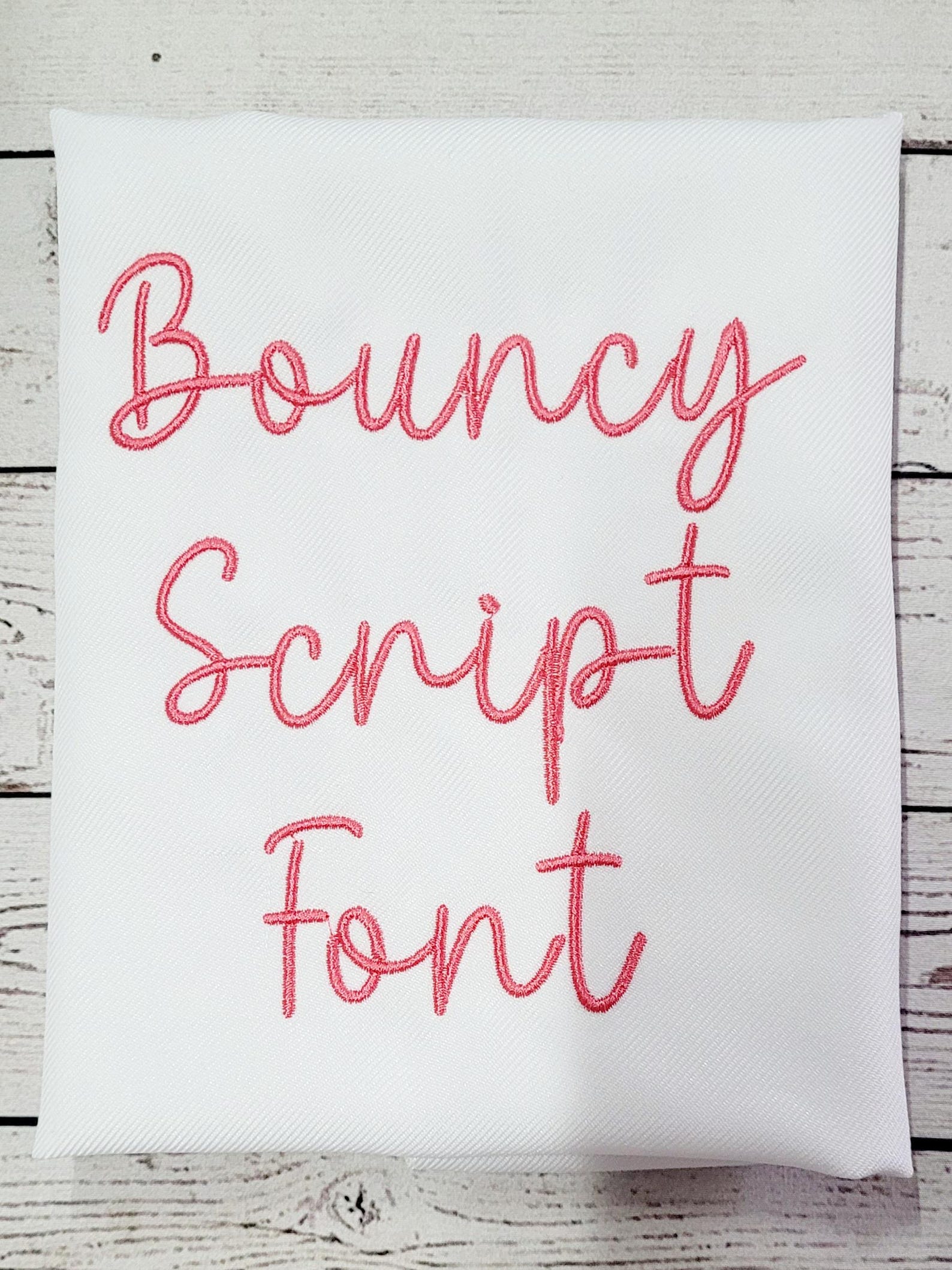 Bouncy Script Embroidery Font: Native BX, Handwritten Style (digital ...