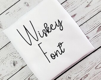 Wiskey Native BX Font: Handwritten Embroidery Design (Digital Download)