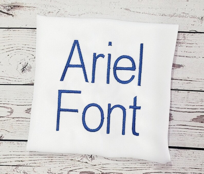 Ariel Embroidery Font: Native BX Font (digital Download) - Etsy