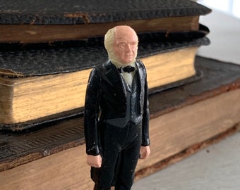 US Presidents, Martin VanBuren Figurine, 8th President of the United States, Marx Vintage Toy Game Piece Collectible Figure