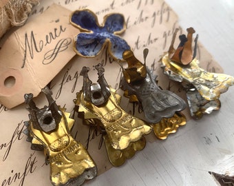 Metal Candle Clips, Vintage Christmas Tree Candle Clips