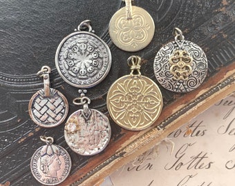 Vintage Jewelry Coin Charms Collection
