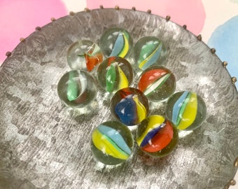 Vintage Cat's Eye Glass Marbles