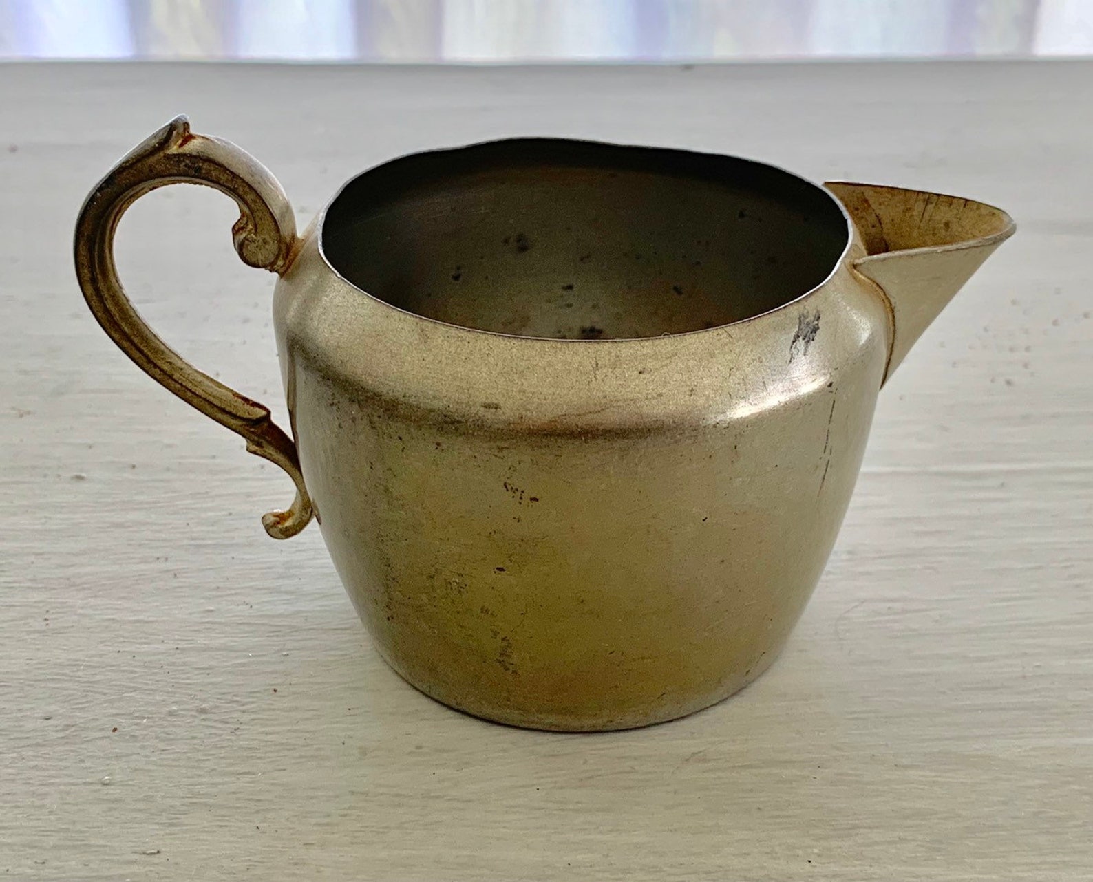 Old Colonial Pewter Cream and Sugar Set Etsy