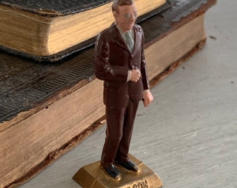 Vintage 1960s Marx Woodrow Wilson Figure – Painted 28th President Collectible