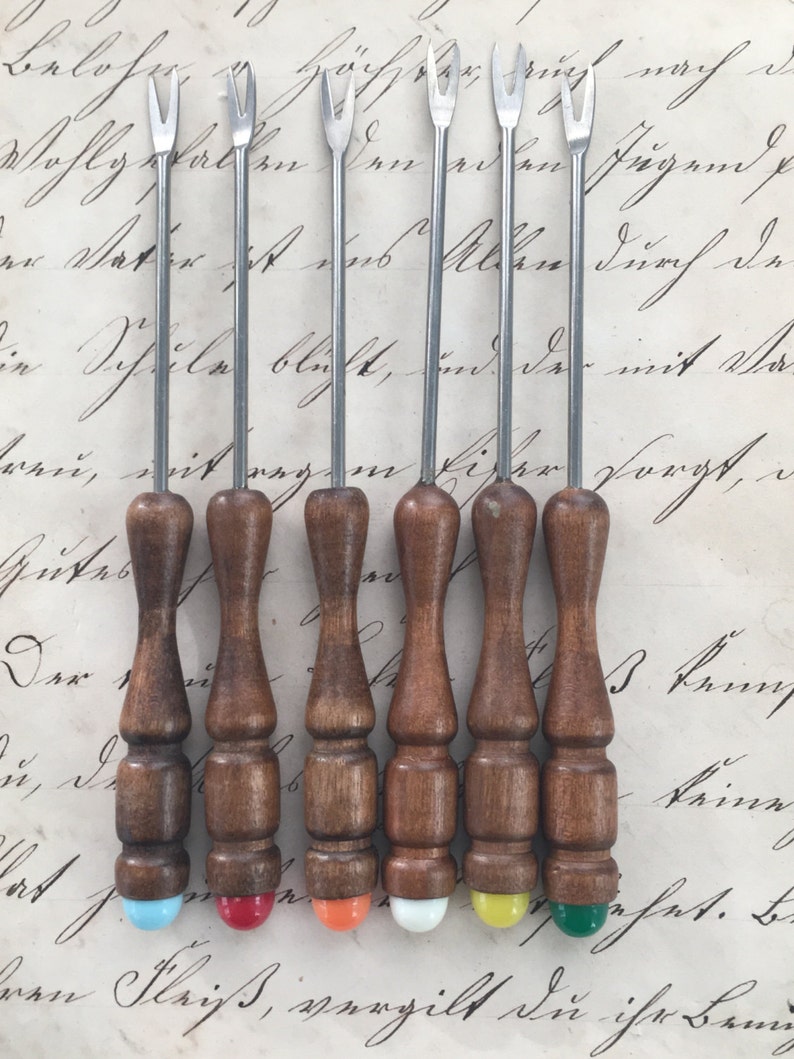 Vintage Fondue Forks
