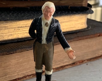 US Presidents, Andrew Jackson Figurine, 7th President of the United States, Marx Vintage Toy Game Piece Collectible Figure
