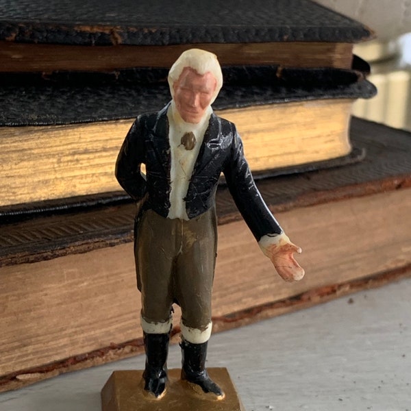 Présidents des États-Unis, figurine d'Andrew Jackson, 7e président des États-Unis, figurine de collection Marx, pièce de jeu, jouet vintage