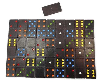 Black dominoes | Etsy