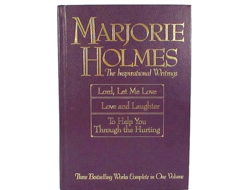 1995 Vintage Book Marjorie Holmes Inspirational Writings For Women Spiritual Religious 1st Edition 3 In 1 Purple Hardcover Free Shipping