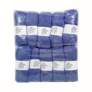10 Lace Weight Yarn Skeins Soft Halo Acrylic Polyamide Wool Blend Knitting Crochet Destash Supplies Blue Purple Yarn Bundle Free Shipping
