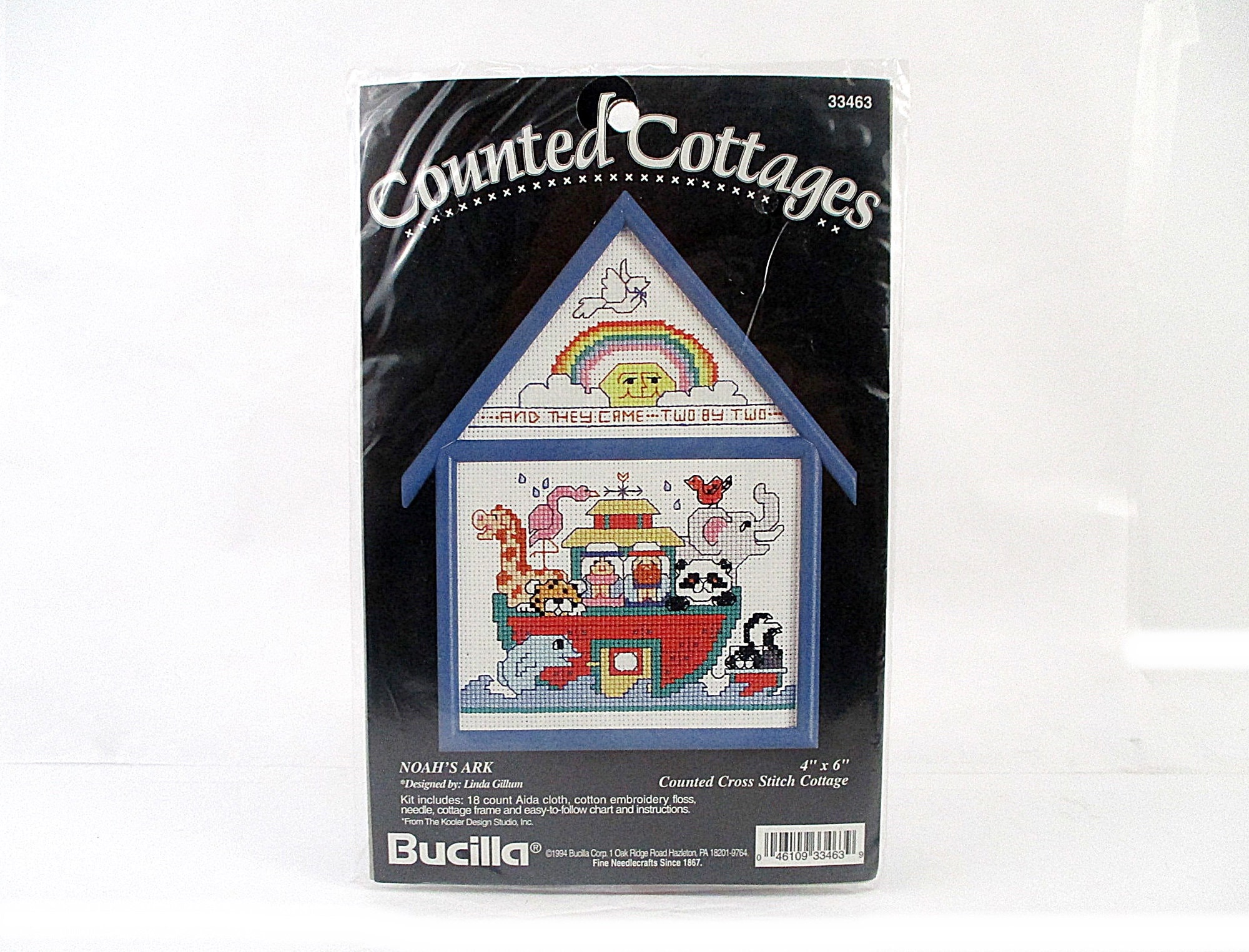 Kit Broderie Bucilla Plaid English Cottage Vintage 2005 - Complet Et Neuf - Modèle 43742