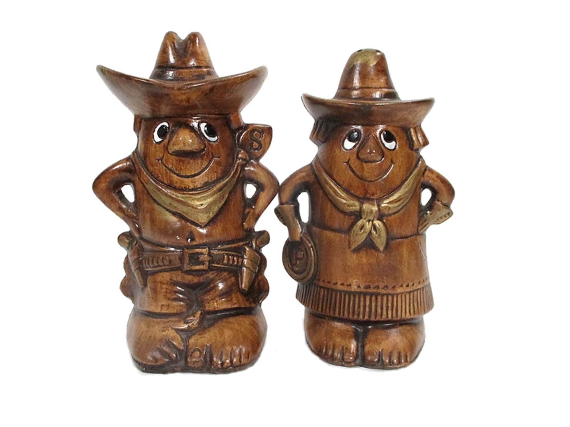 Vintage Western Salt and Pepper - Etsy Vintage Western Salt and Pepper - Etsy