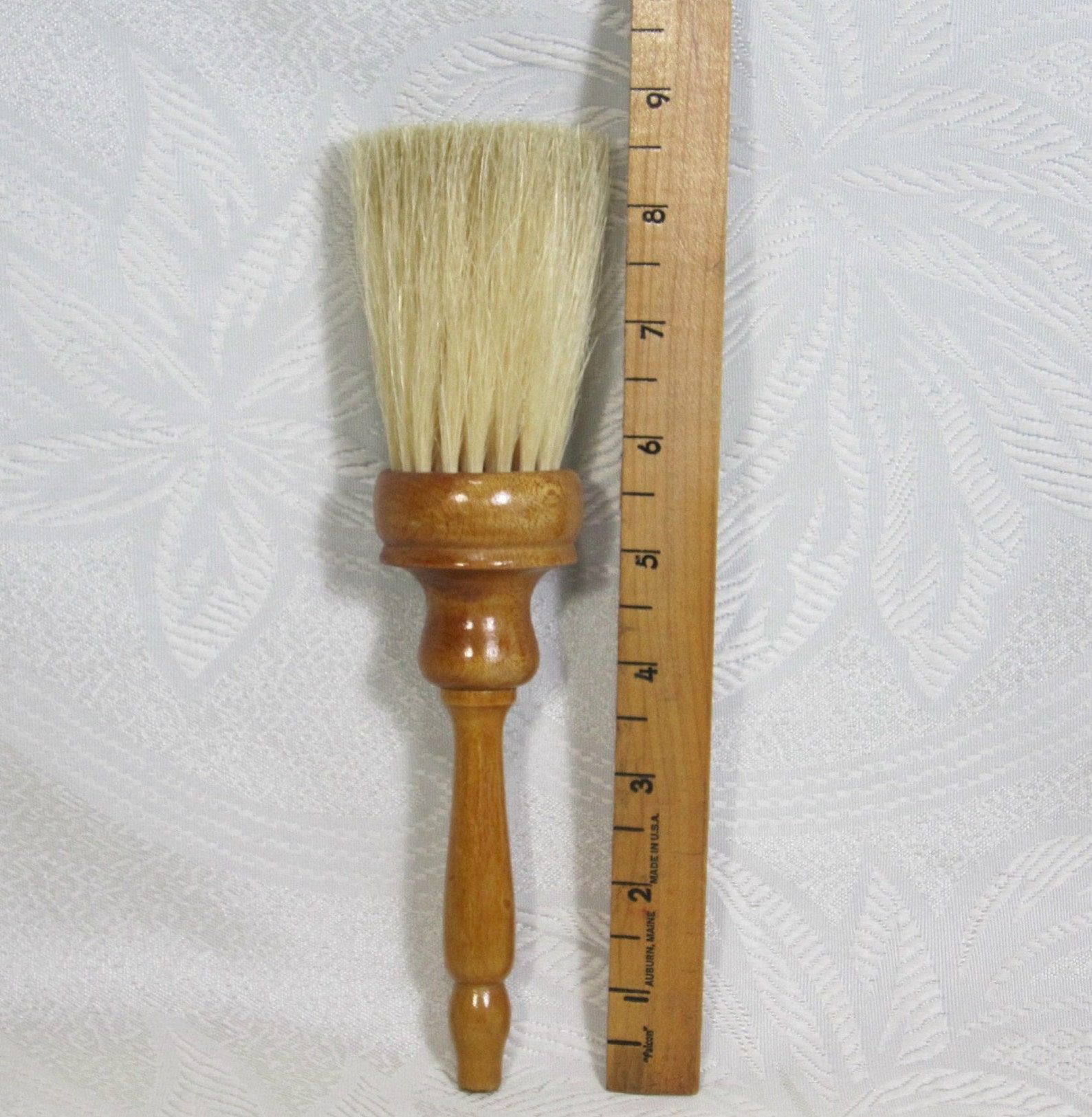 Vintage Barber Duster Dust Brush Wood Sears Roebuck Original Etsy