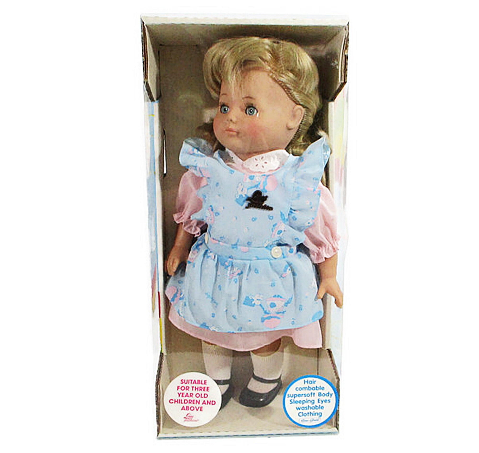 1980s Vintage LISSI Fashion Doll Western Germany Box Blond Long