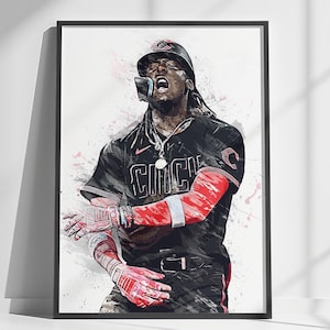 Póster de Elly De La Cruz, Cincinnati Reds / Póster impreso, envuelto en lienzo o enmarcado, arte deportivo, habitación de niños, cueva de hombres, regalo de cueva de fanáticos, arte de pared