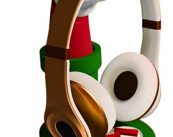 Supporto per cuffie da gioco con design Nintendo Mario