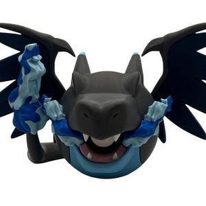 3D-gedruckte Pokeball Replika inspiriert von Glurak / Charizard (#006)