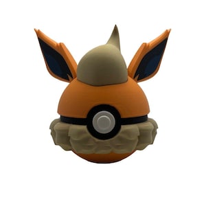 3D-printad Poké Ball-replika inspirerad av Flareon (#136)