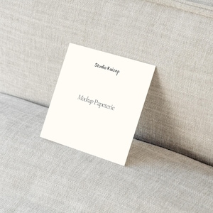 Mockup de cartes de visite, mockup de carte en papier, mockup d'impression, mockup de carte blanche, mockup de cartes de visite PSD